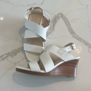 Cole Haan White Wedge 9.5